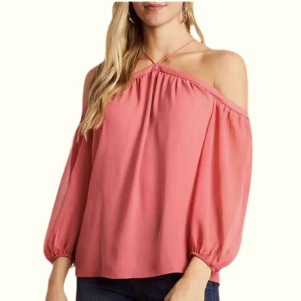 GIANNI BINI, cold shoulder blouse